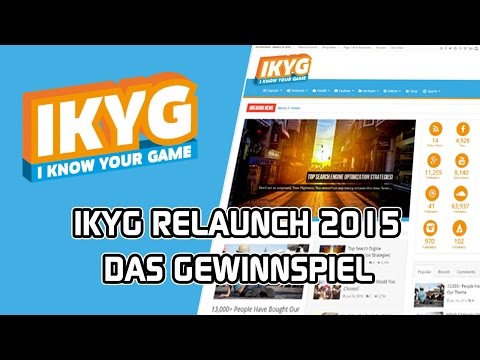 IKYG Relaunch 2015 - Das Gewinnspiel