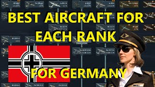 Best Plane at EVERY Rank for GERMANY - Use these planes for War Thunder Events in Air RB screenshot 5