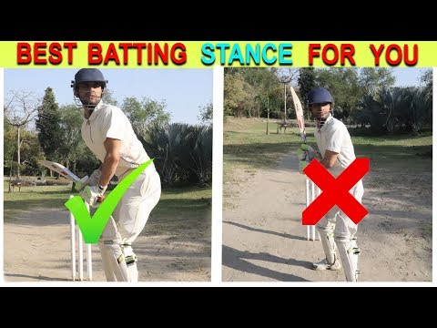 How to Take a Proper Batting Stance in Cricket!! Cricket Tips For Beginners!!