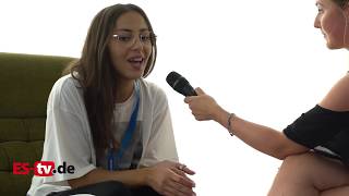 Interview mit Namika beim Kesselfestival in Stuttgart