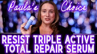 Paula's Choice Most Controversial Skincare Product?!? RESIST Triple Active Total Repair Serum Review