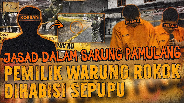 JAS4D DALAM SARUNG DI PAMULANG ! PEMILIK WARUNG DIHABlSl KARENA PELIT HUTANG R0K0K