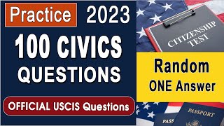 Practice Official USCIS 100 Civics Test Questions & Answers | US Citizenship Test & Interview 2023