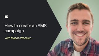 How to create an SMS campaign in Klaviyo