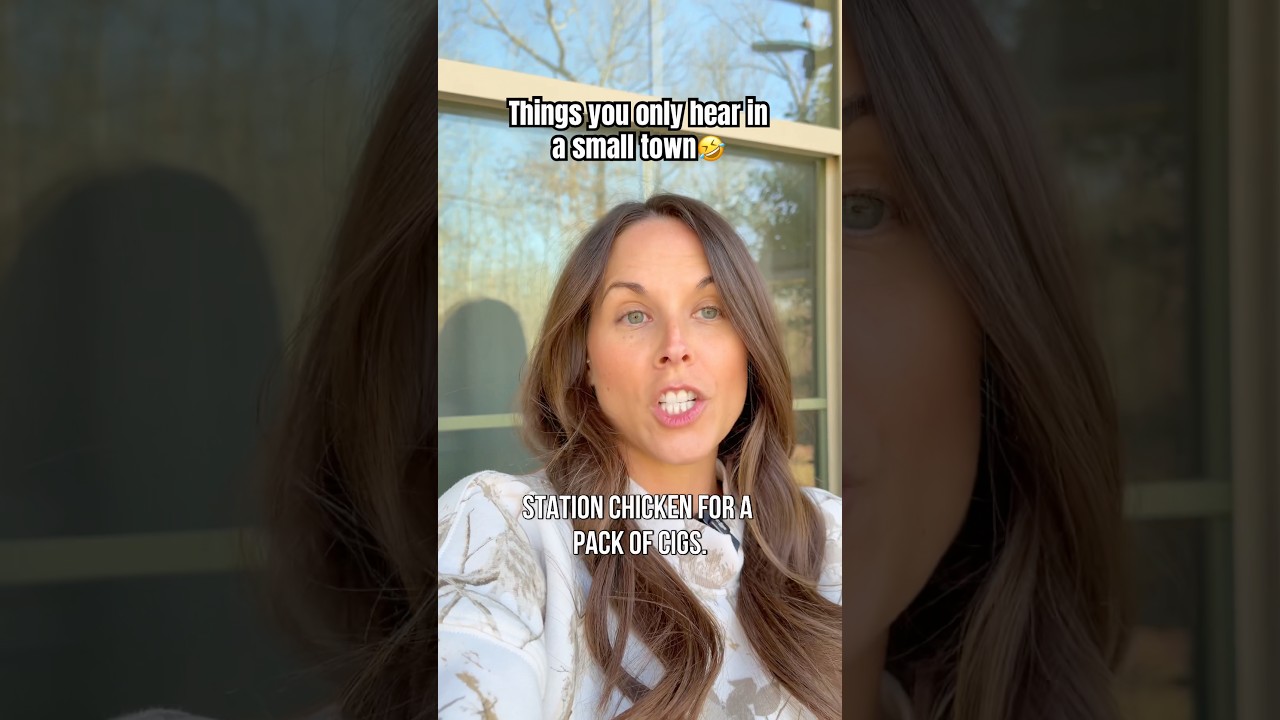 Things you only hear in a small town🤣 