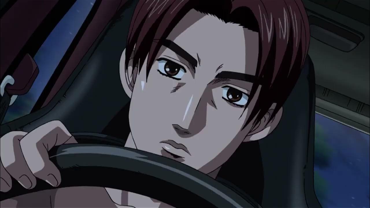 такуми против кеичи. Initial d фильм 1995. Initial d пятая стадия. аниме инициал ди стадия пятая 1 фильм. рёске инициал ди.