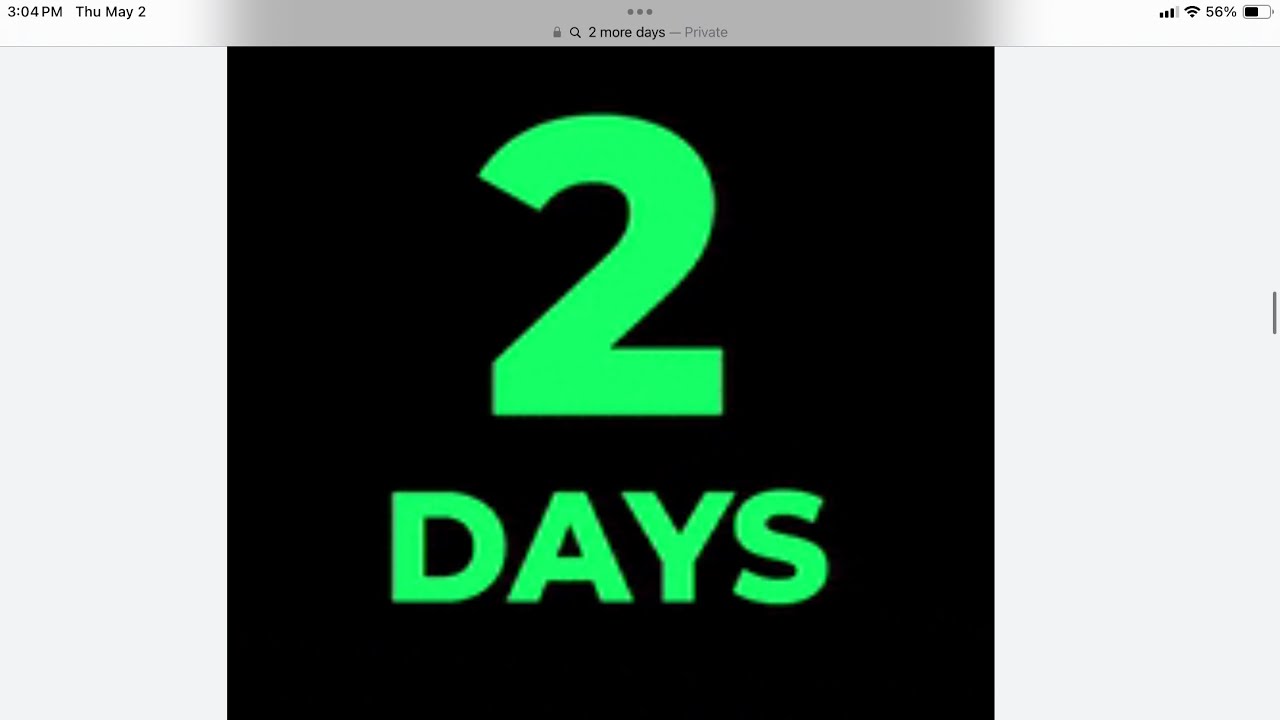 2 days to go… - YouTube