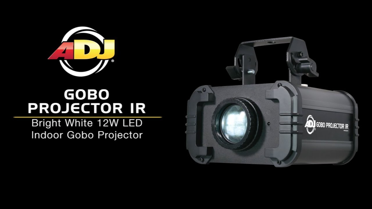 ADJ Gobo Projector IR - YouTube