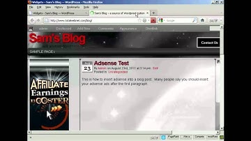 Video 29 - How to Insert an Aweber Form In The Sidebar