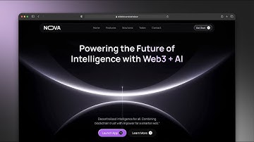 Web3 + AI Website Design | Modern UI/UX for Blockchain & Future Tech #websitedesign #nexuxlab