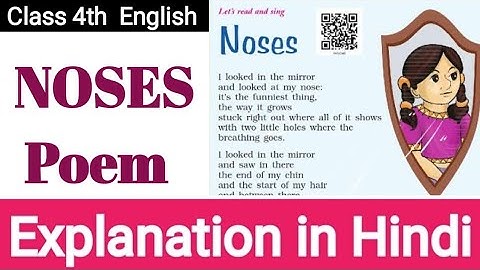 NOSES Unit 2 ,NCERT Class 4 English #drrukmanisharma  #class4english #explainedinhindi