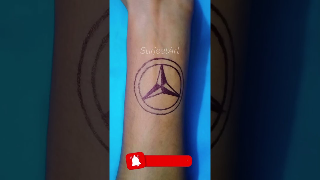 Share 88 about mercedes logo tattoo unmissable  indaotaonec