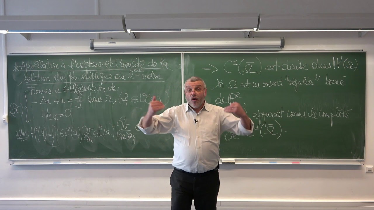 AMEDP Cours 22 - Existence et Unicité de la solution d'un problème variationnel dans H1