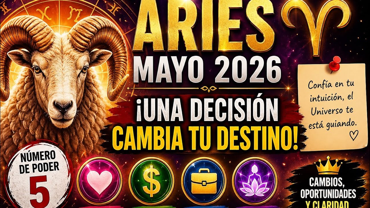 ARIES | UNA DECISIÓN CAMBIA TU DESTINO ! - YouTube
