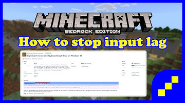 How to stop input lag for Minecraft Bedrock edition! | Disable v-sync
