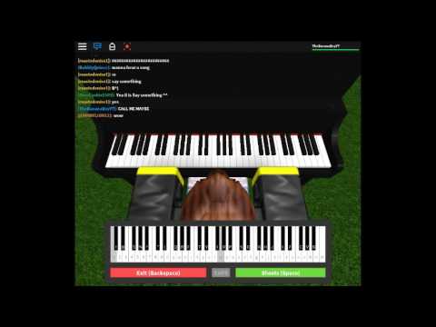 Roblox Piano Playing Call Me Maybe - roblox piano sheets call me maybe