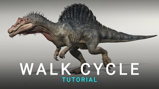 Spinosaurus Walk Cycle