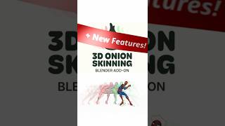 3D Onion Skinning #blender #b3d #addon #animation #blender3d #3danimation