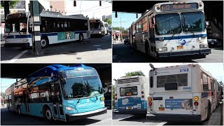 MTA: Four Different Bus Fleets on the NIS/Bx12/Bx12 SBS