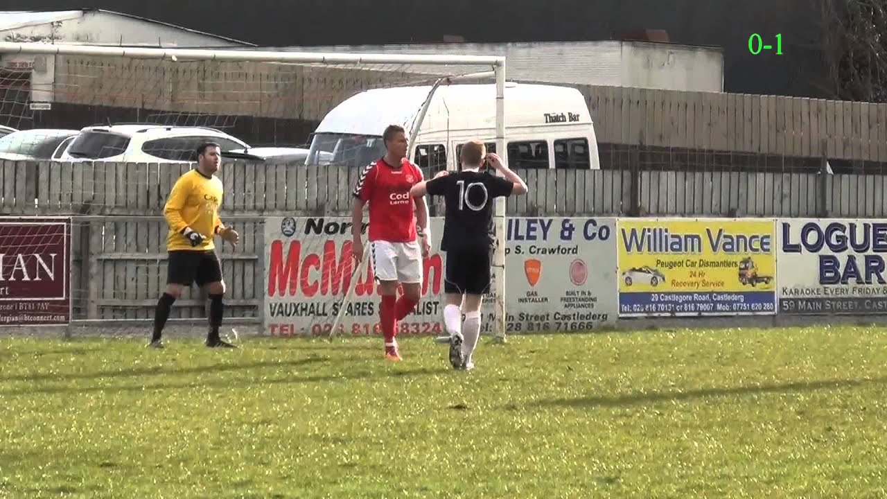 Dergview v Larne football score