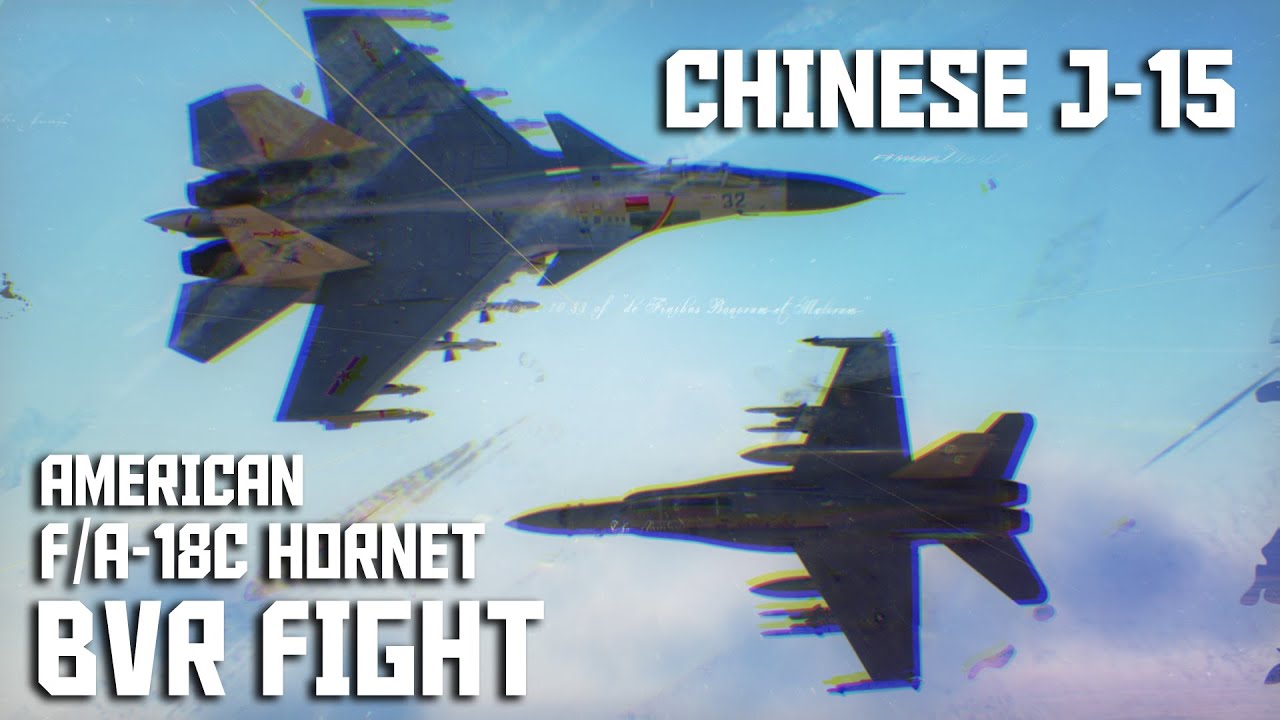 2v1 American F 18 Hornet Vs Chinese J 15 Flanker X Digital Combat Simulator Dcs Youtube