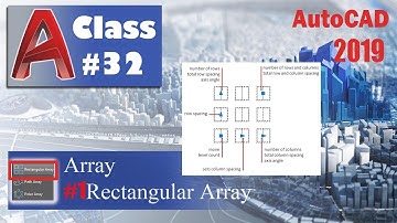 autocad2019 [32] rectangular array