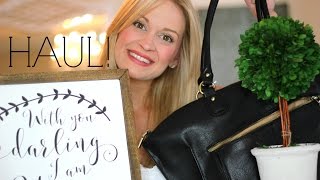 HOME DECOR HAUL ♡ | Home Goods, Target, Marshalls, West Haven & Co!
