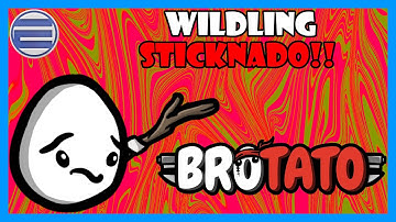 HUGE Damage With STICKS!!! Wildling! | Brotato