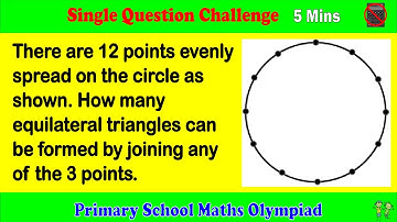 Primary School Math Olympiad - Single Question Challenge, 5 Minutes.