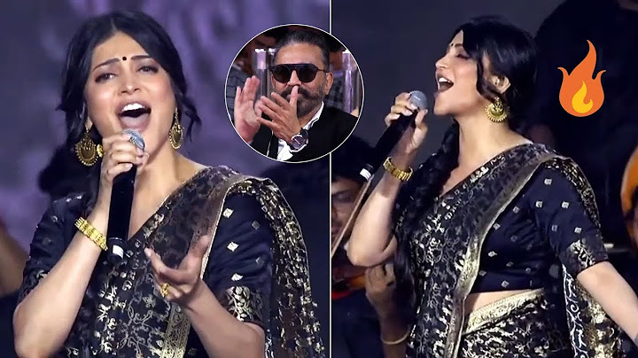Shruti Haasan Superb Live Performance @ Thug Life Audio Launch Event | Telugu Dhamaka