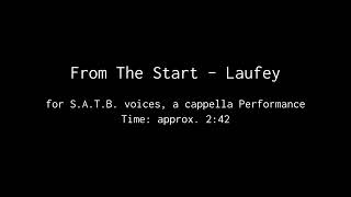 From The Start (SATB A Cappella), arr. Jaiden McGloster