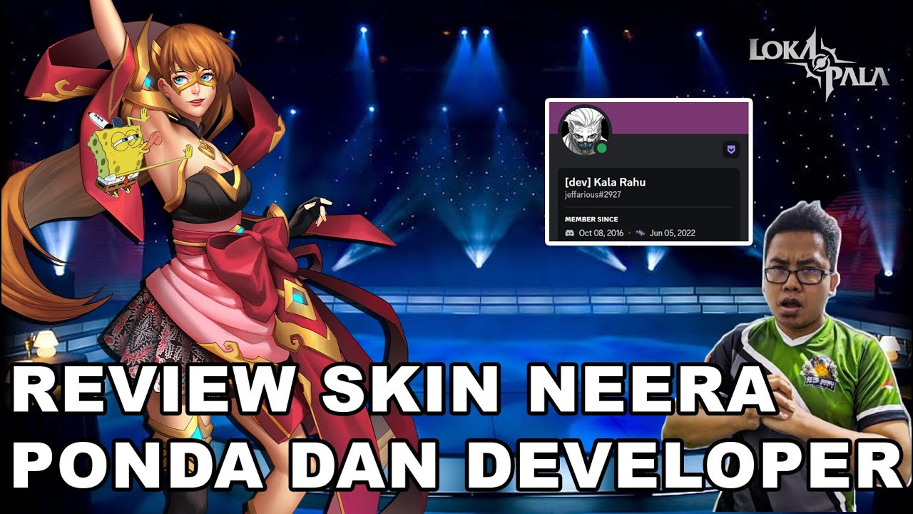 Review Skin Neera Riani the Virgo Bareng Ponda dan Developer - Lokapala Moba - YouTube