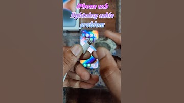 iphone lightning cable not working 😭😢 #shorts