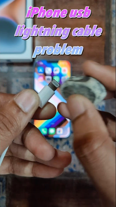 iphone lightning cable not working 😭😢 #shorts