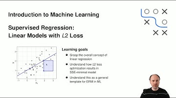 I2ML - 02 Supervised Regression - 01 Linear Models with L2 Loss