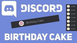 Discord Birthday Cake