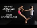 Acroyoga Heart Counterbalance (Acro Yoga Challenge Day 24)