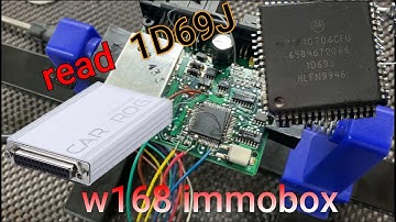 Mercedes   w168 Read  HC05X32 mask 1D69 (cg prog) and Carprog قراءة ايموبليزر مرسيدس و برمجة مفتاح