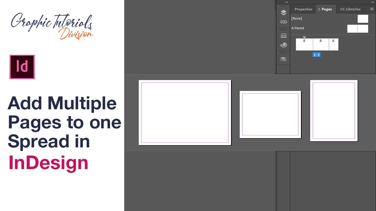 add-multiple-pages-to-one-spread-in-indesign-youtube