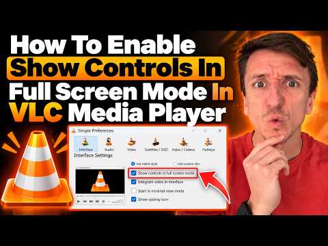 How To Enable Show Controls In Full Screen Mode In VLC Media Player