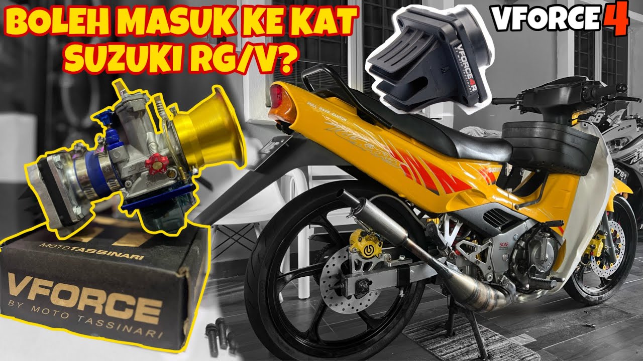 #821 PERCUBAAN MASUK V-FORCE4 SUZUKI RG SPORT| MOTOTASSINARI