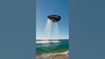 Brand new footage of a UFO erupting from the ocean at a USA beach!