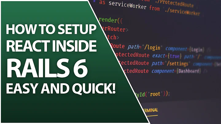 How To Easily Set Up Your First React On Rails 6 Web Application | Ruby On Rails 6 Tutorial