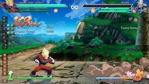 [DBFZ] 16/Broly/Vegeta - Midscreen starter TOD combo (4 meter starter)