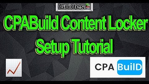CPABuild Content Locker Setup Tutorial 📈