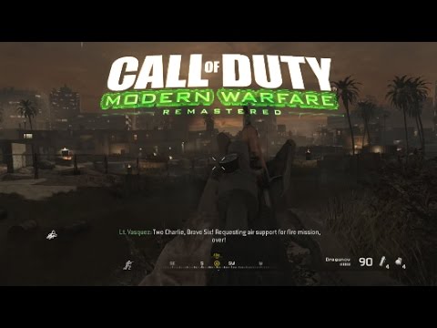 MODERN WARFARE REMASTERED TRICKSHOT GAMEPLAY! - COD 4 CAMPAIGN TRICKSHOTTING (4 SHOTS!)