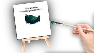 Microworld - Fantasylandschaft | Photoshop | Speedart