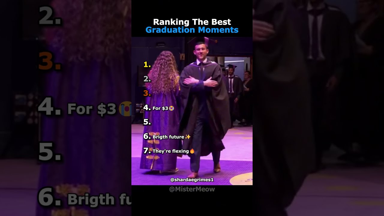 Ranking The Best Graduation Moments