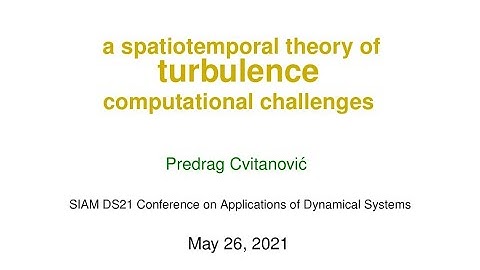 A Spatiotemporal Theory of Turbulence - Computational Challenges