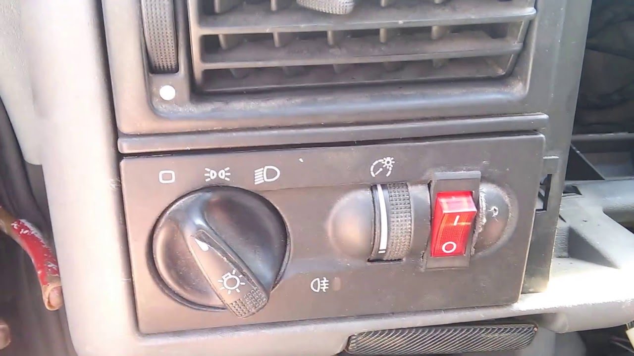 Как отключить в VW Т4 дневной скандинавский свет? - YouTube